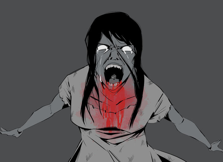 Commissioned work for the video project The Native American Horror Story