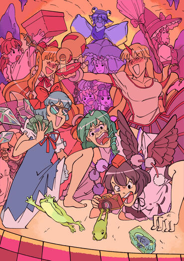 Piece for Fairy Fiests: Frogs Zine