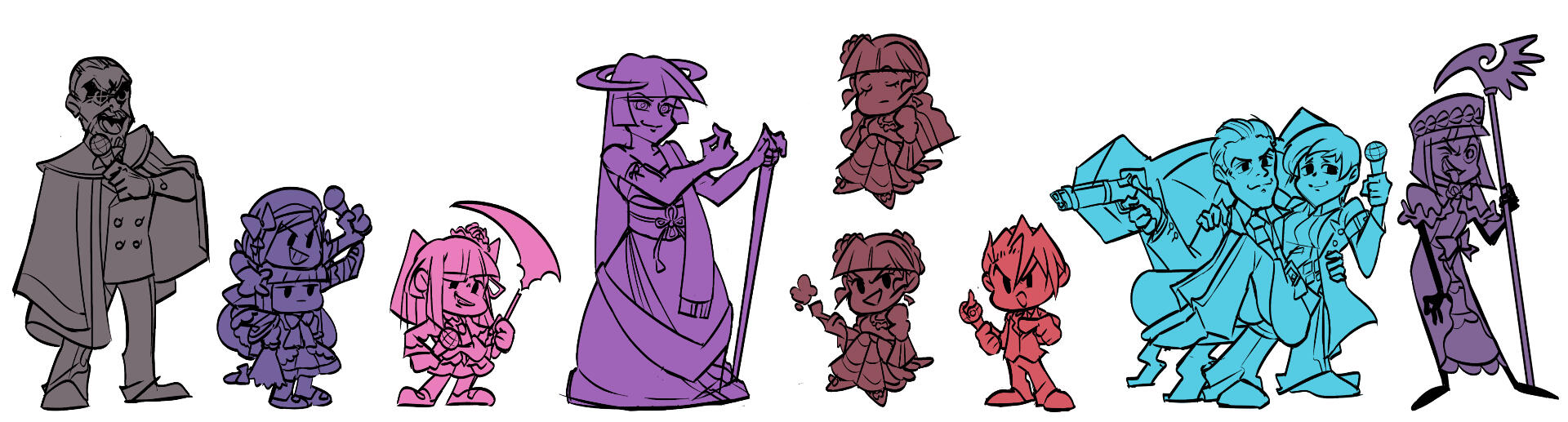 Friday Night Funkin' Umineko Parody Designs